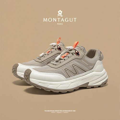 梦特娇运动鞋户外跑步登山轻便透气防滑减震时尚百搭男士休闲鞋主图