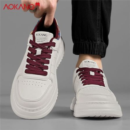 Aokang/奥康2026春季男士时尚粉彩风透气百搭休闲板鞋开车鞋男鞋