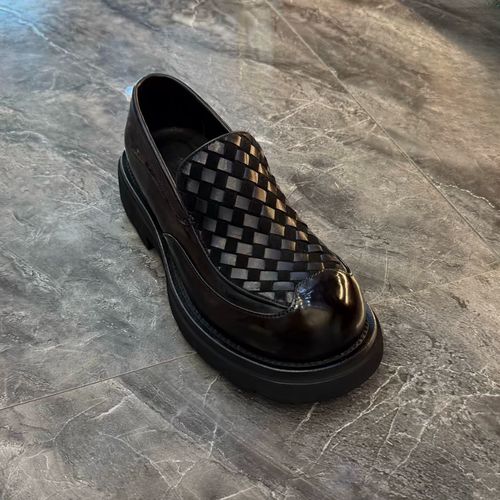 新品男士纯皮编织面休闲舒适男鞋潮流百搭高级感个性帅主图