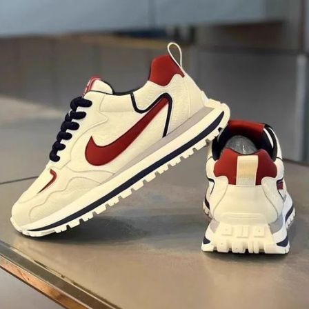 男鞋2025秋季低帮透气时尚百搭休闲鞋软底舒适耐磨运动鞋复古潮鞋