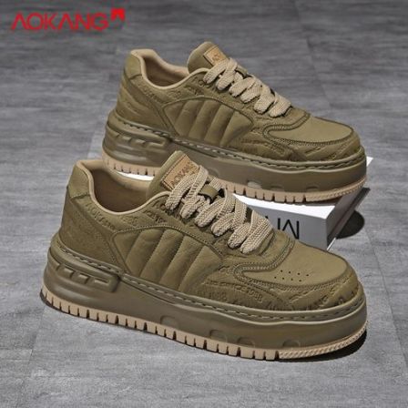 Aokang/奥康官方正品男士运动百搭防水潮流潮鞋宽楦防滑休闲板鞋