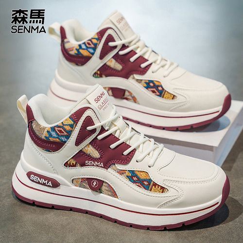 SENMA/森马男款冬季高帮防滑轻便高级感运动青少年韩版潮流休闲鞋主图