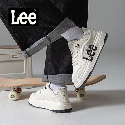 Lee男鞋国潮开车百搭休闲潮鞋子正品小白鞋男款2026爆款增高板鞋主图
