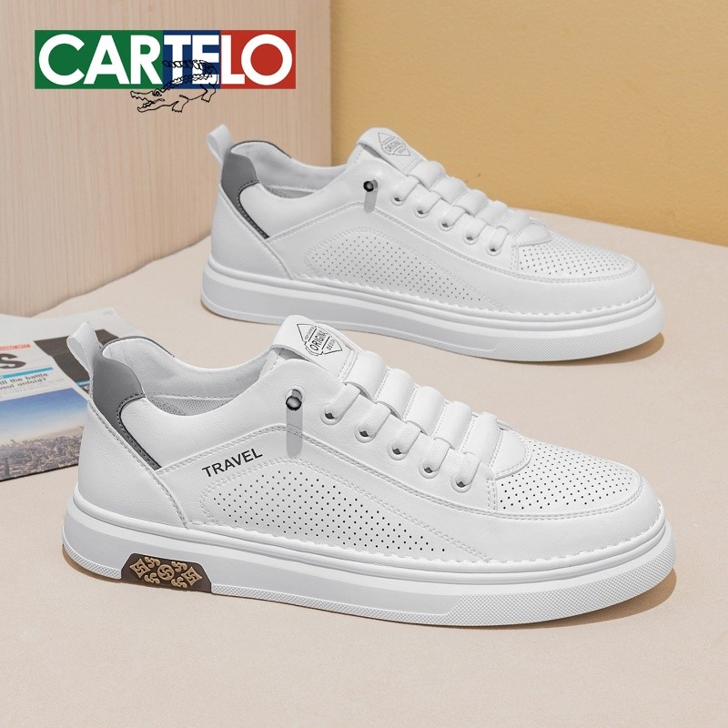卡帝乐鳄鱼春季2026年新款百搭小白鞋一脚蹬男款厚底休闲运动鞋子主图