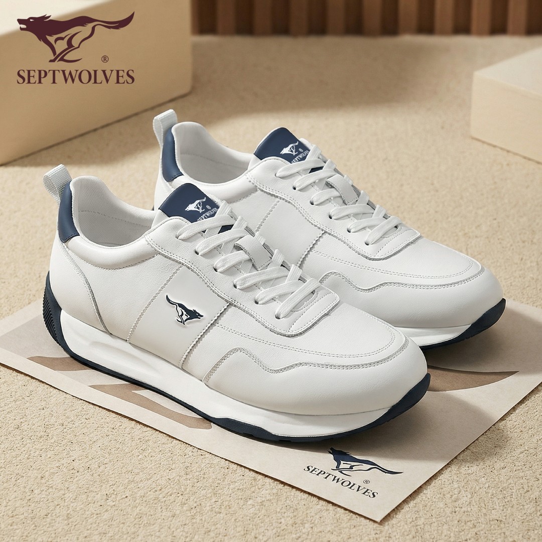 七匹狼男鞋2026春季新款百搭透气时尚休闲鞋潮流软底时尚德训鞋男主图