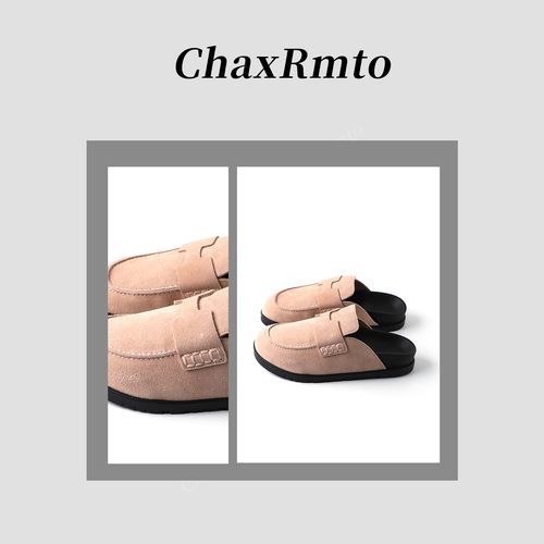 【ChaxRmto斯斯】休闲风软底包头拖包头款街头风低帮主图