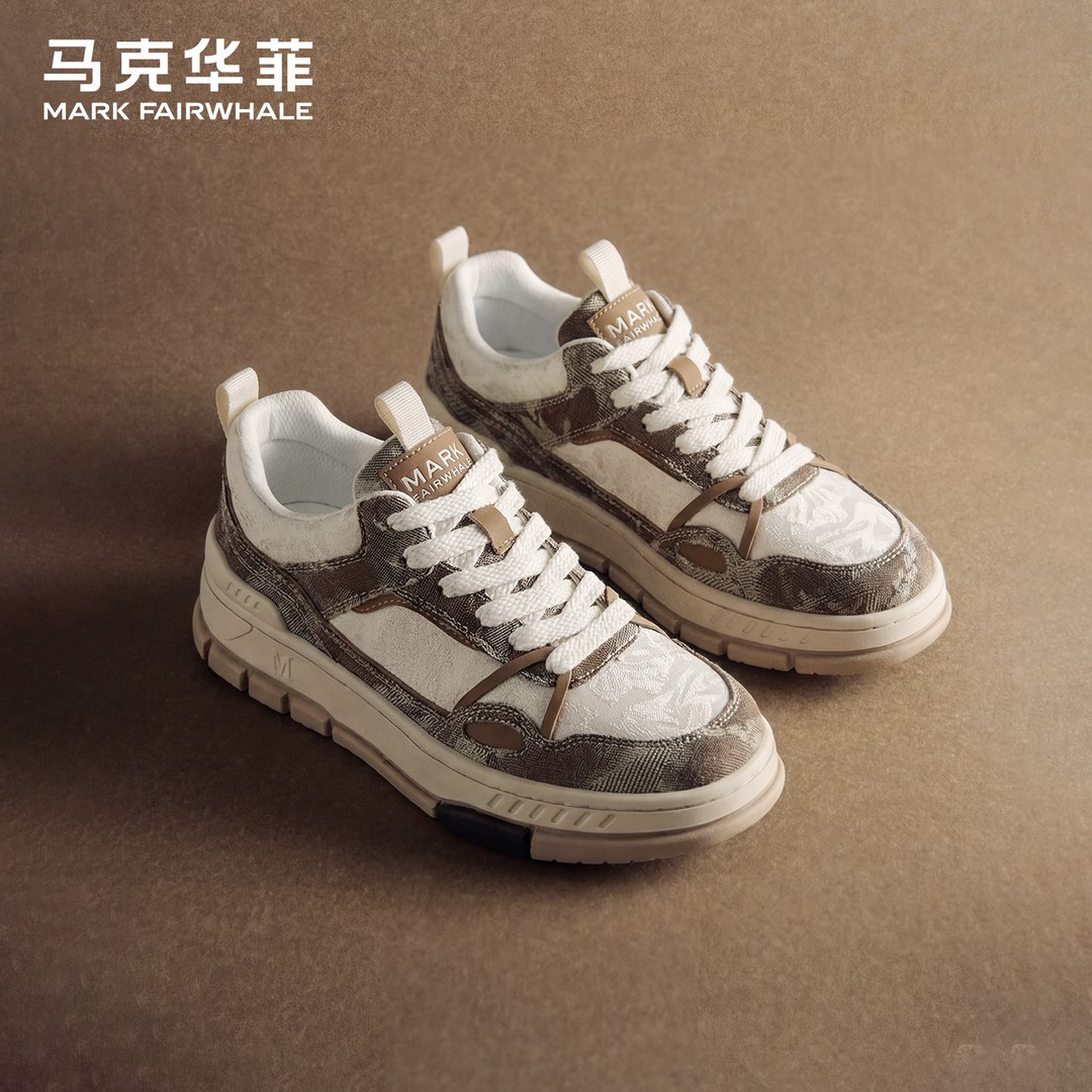 马克华菲板鞋爆款时尚休闲男鞋2025新款鞋子男款男士流行百搭潮鞋主图
