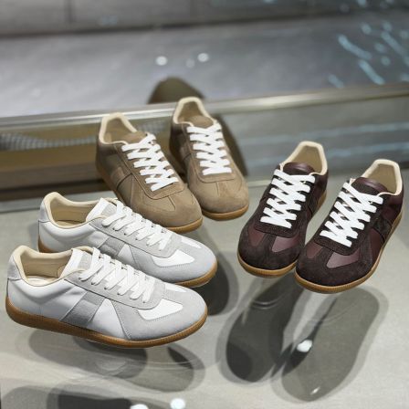 孙先生男装｜早春男士新款系带德训鞋时尚百搭纯皮休闲鞋337