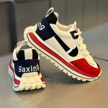 休闲鞋2025秋冬单棉同款低帮休闲老爹鞋时尚百搭舒适轻便款男潮鞋