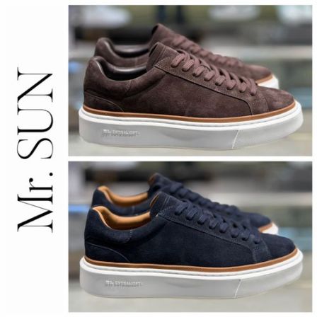 孙先生男装｜XL底男款纯皮翻毛皮鞋老钱风系带时尚百搭休闲鞋1228