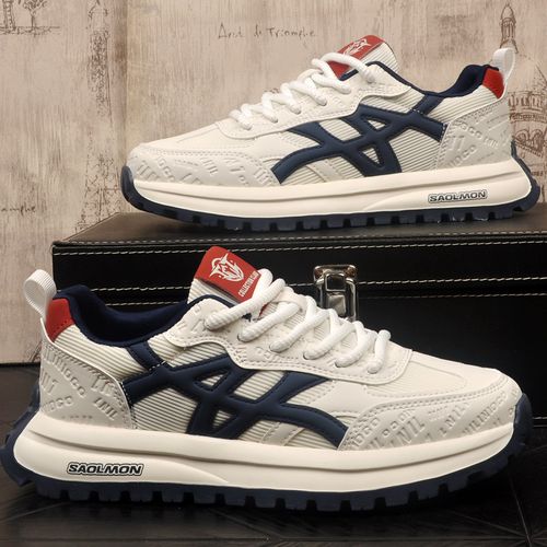 青春潮流男士时尚透气老爹鞋休闲运动风拼色潮鞋子韩版透气内增高主图