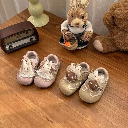 Gina春季单鞋学步鞋儿童男女童时尚软底复古防滑百搭儿童鞋1526主图