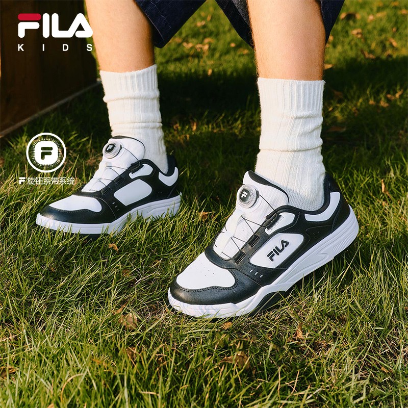 【斐乐儿童律动】儿童经典板鞋2026年新款中大童板鞋K55B611301主图