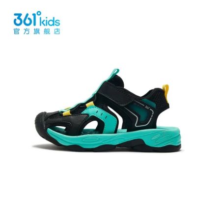 361°kids包头凉鞋童鞋休闲透气沙滩魔术贴凉鞋夏季新款小童鞋子