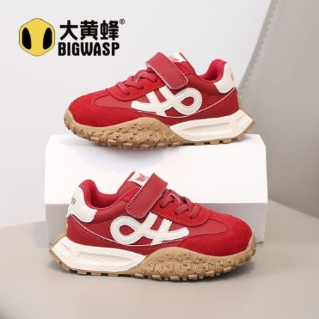 大黄蜂秋季儿童鞋2026春季新款男童校园运动鞋女童户外跑步鞋潮鞋