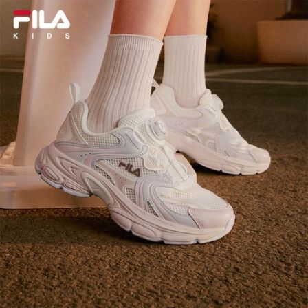 【FILA天马3】斐乐26年春夏季新款中大童女复古运动跑鞋K55B621103