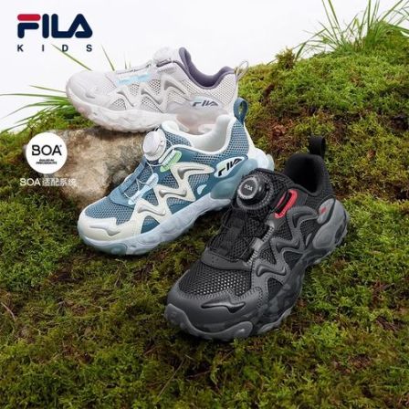 【斐乐儿童龙鲤】2025夏季中大童时尚潮流舒适儿童户外鞋K15B522502