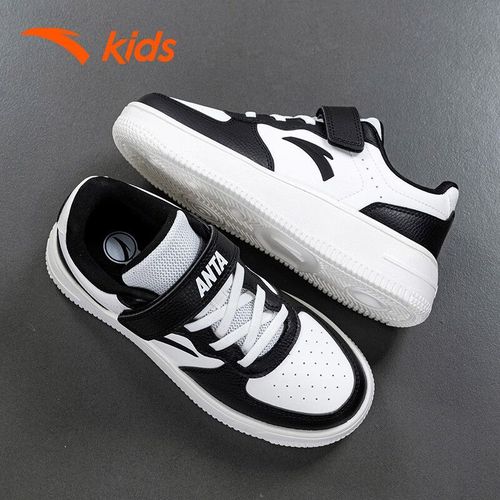 安踏儿童运动小白鞋男童板鞋2026春春季新款防滑耐磨鞋子官方旗舰主图