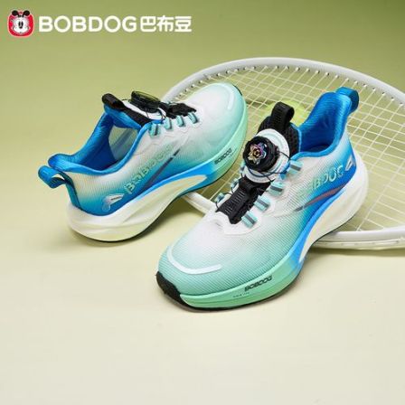 巴布豆男童运动鞋春季新款透气软底中大童防滑户外跑鞋儿童鞋子