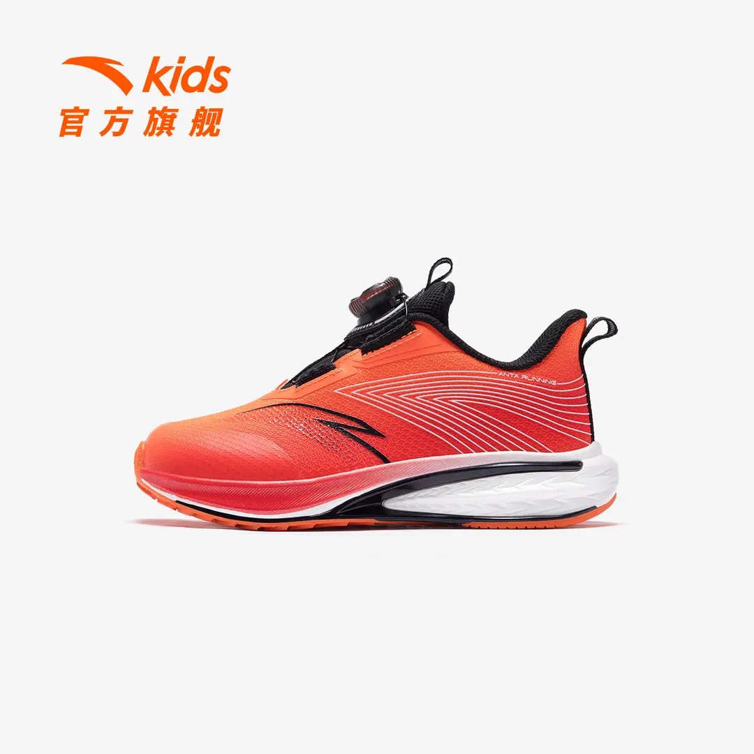 骇浪4安踏儿童男小童跑鞋2026年新款防滑耐磨儿童旋钮扣运动童鞋主图
