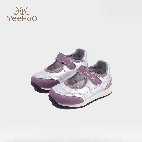 英氏童鞋儿童运动鞋女童浅口鞋春季新款小女孩软底单鞋透气休闲鞋主图