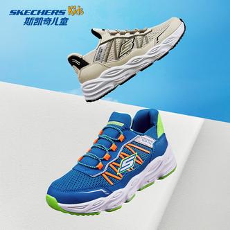 斯凯奇儿童25新款四季跑步鞋男童舒适透气轻便休闲运动鞋403835L主图
