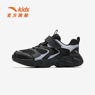安踏儿童男大童休闲鞋2025款透气舒适防滑耐磨青少年运动鞋刺猬鞋