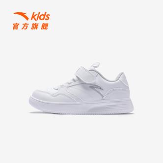 安踏儿童男女小童板鞋2026年新款防滑耐磨儿童小白鞋休闲经典板鞋主图