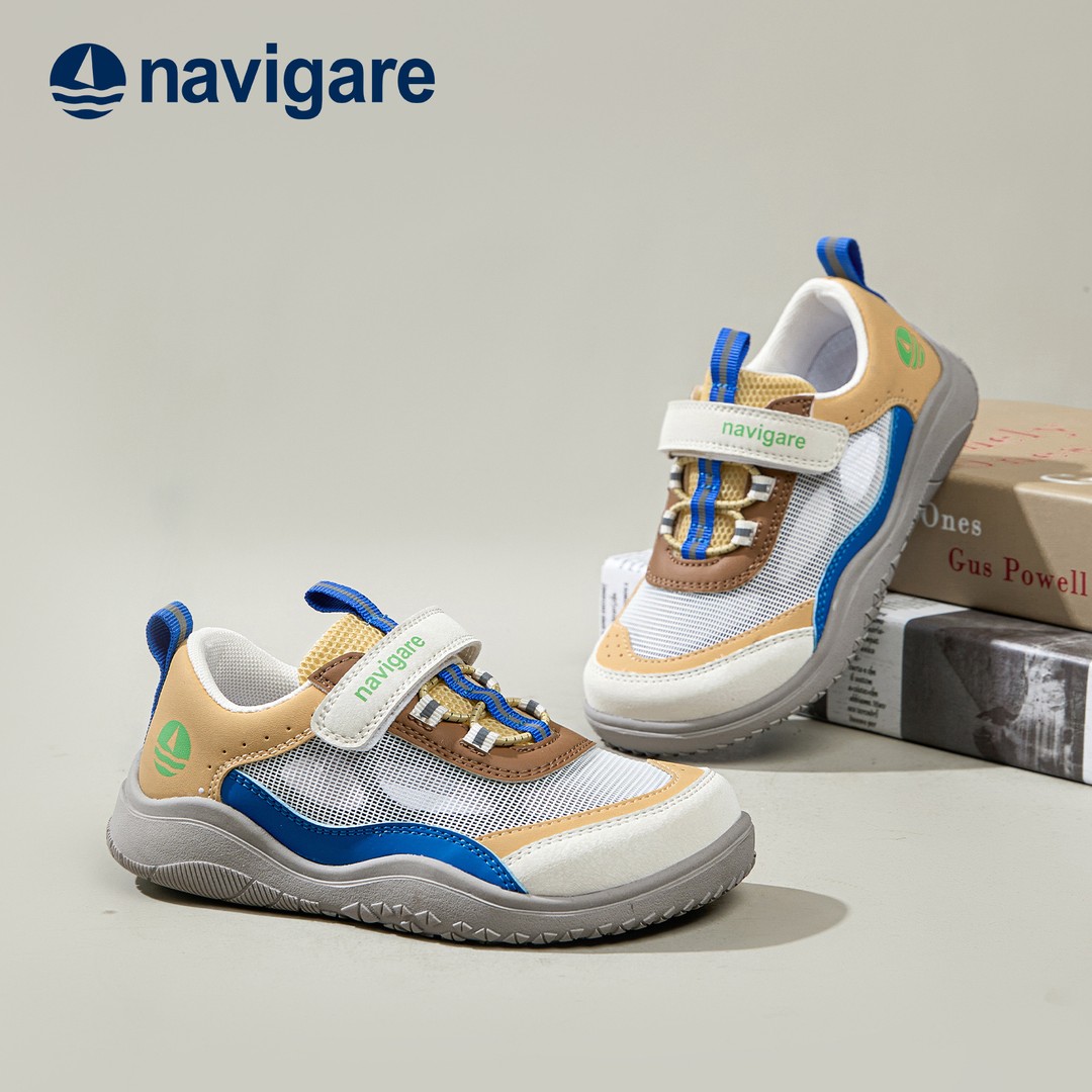 Navigare/纳维凯尔儿童户外鞋2026春魔术贴童鞋轻便透气运动鞋主图