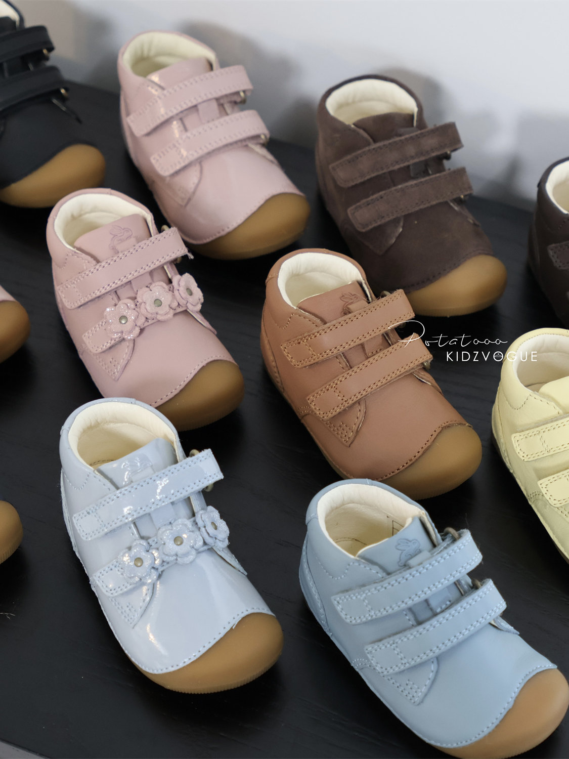 26SS新款现货丹麦bundgaard儿童手工学步鞋黄鼻子兔子鞋软底防踢主图