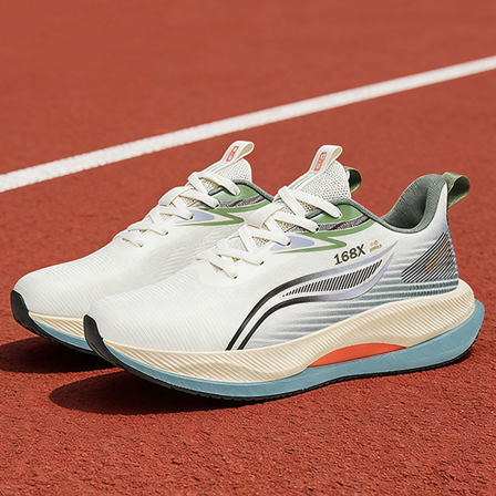 大尺码48男士鞋子网面透气青少年运动鞋超轻减震学生男款竞速跑鞋