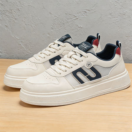 男士鞋子潮牌高级感男款板鞋防滑增高厚底青少年男百搭运动小白鞋