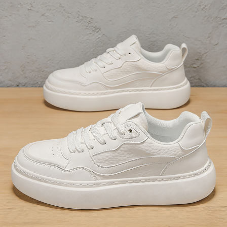 男士小白鞋2026新款增高厚底男生鞋子防滑青少年日常百搭休闲板鞋