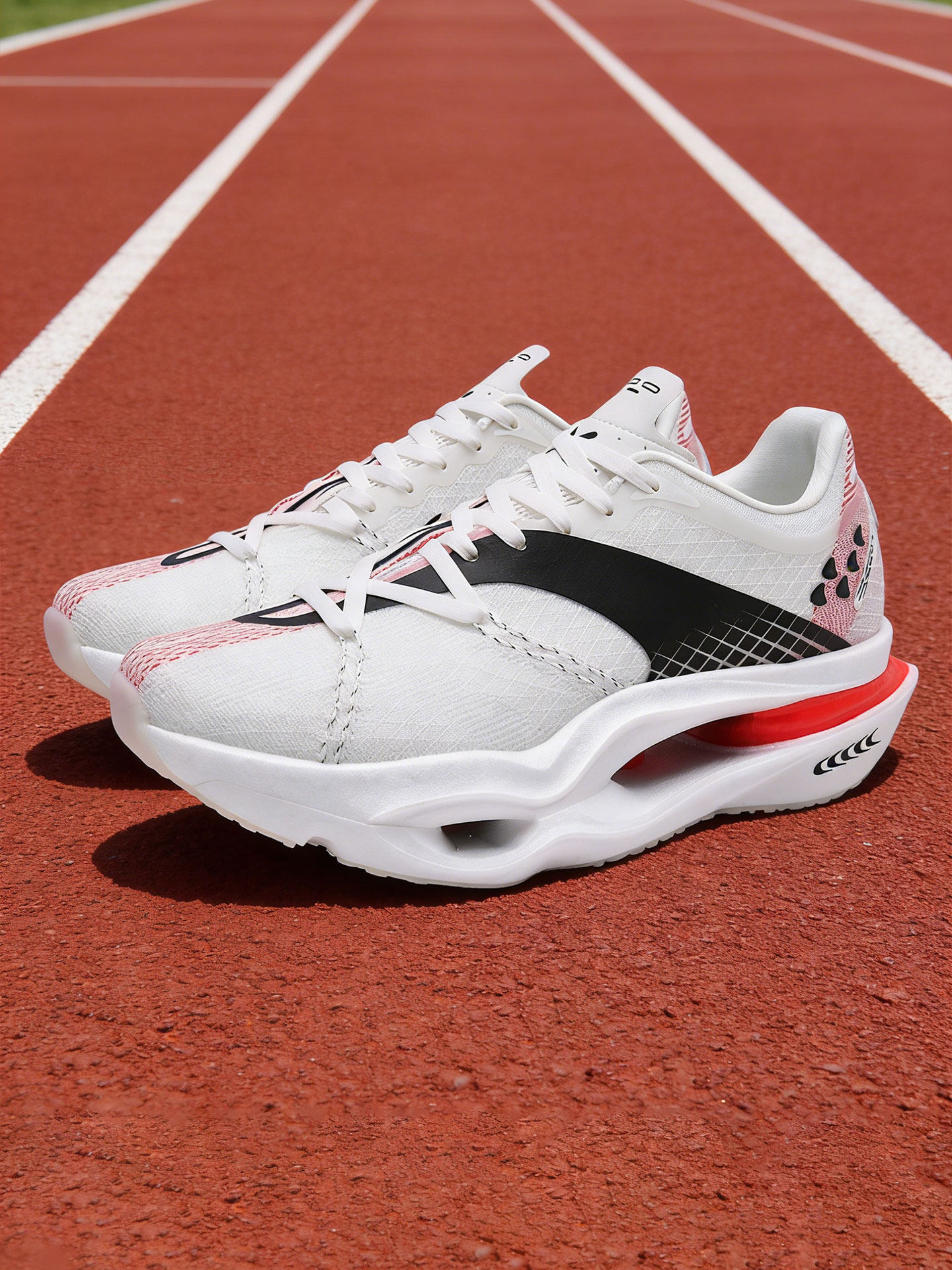 男鞋青少年专业减震碳板竞速跑鞋耐磨厚底学生潮流时尚休闲运动鞋主图