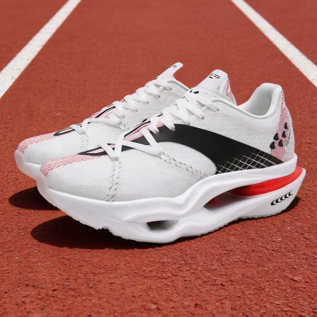 男鞋青少年专业减震碳板竞速跑鞋耐磨厚底学生潮流时尚休闲运动鞋