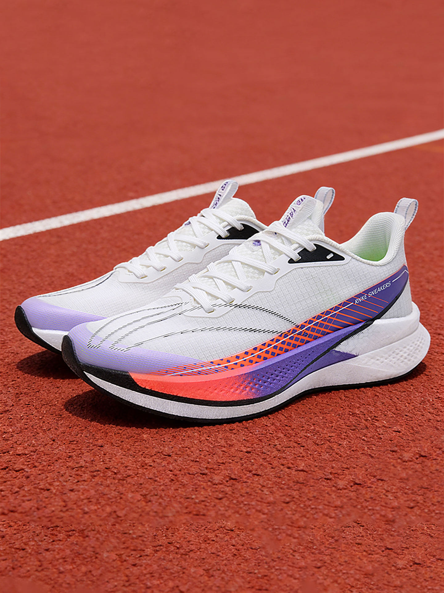 不带碳板跑步鞋男孩软底防滑透气初中学生耐磨体考专用男士运动鞋主图