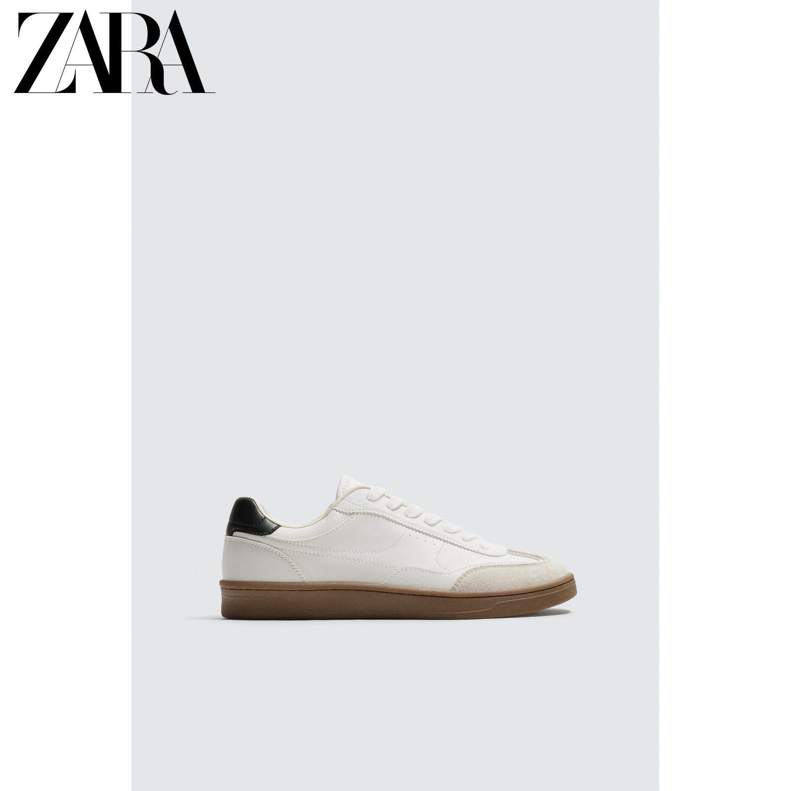 ZARA特惠精选 男鞋 撞色鞋底轻便复古式运动鞋 2253720 001主图
