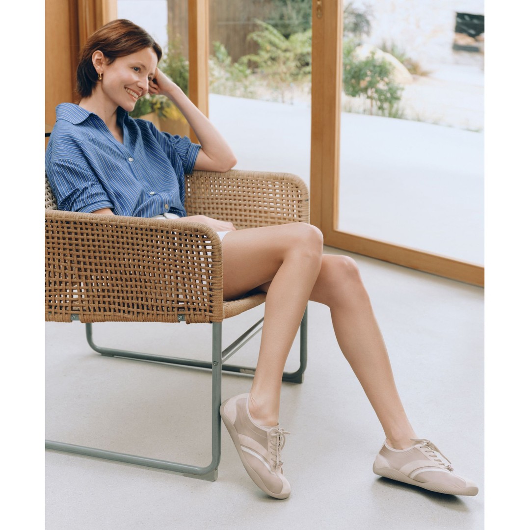 73hours女鞋反转日常2026春季新款纯色圆头平底德训鞋主图