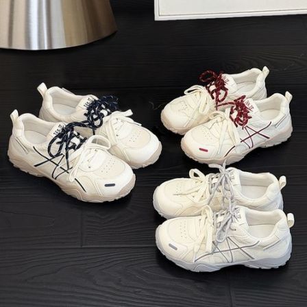 小个子厚底内增高德训鞋女款2026新款春季百搭阿甘鞋休闲运动鞋子