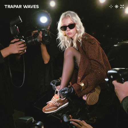 TRAPAR WAVES新款薄底轻奢慢跑鞋休闲平底出游百搭德训鞋运动鞋女