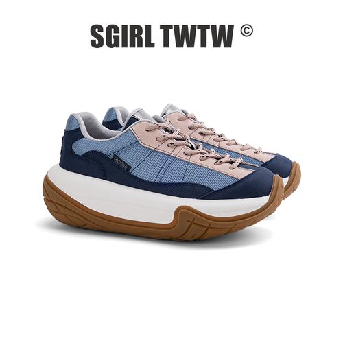 J036-8 SGIRL TWTW暖色系厚底轮胎鞋2026春款摇摇鞋百搭休闲鞋女主图