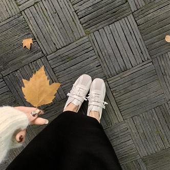 【苏茵茵】秋季百搭时尚德训鞋子拼色魔术贴内增高休闲德训鞋女