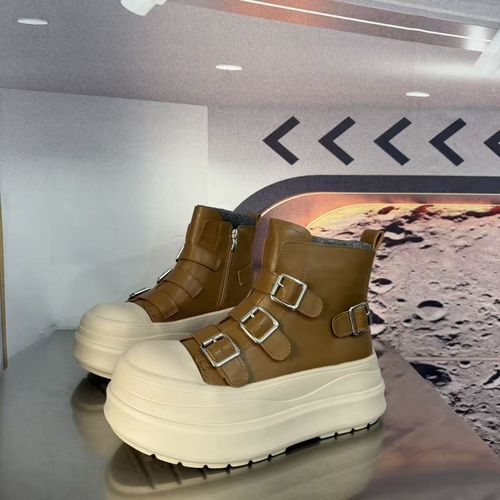 651-121新款2025精品百搭潮流马丁靴中筒烟筒黑色女士主图