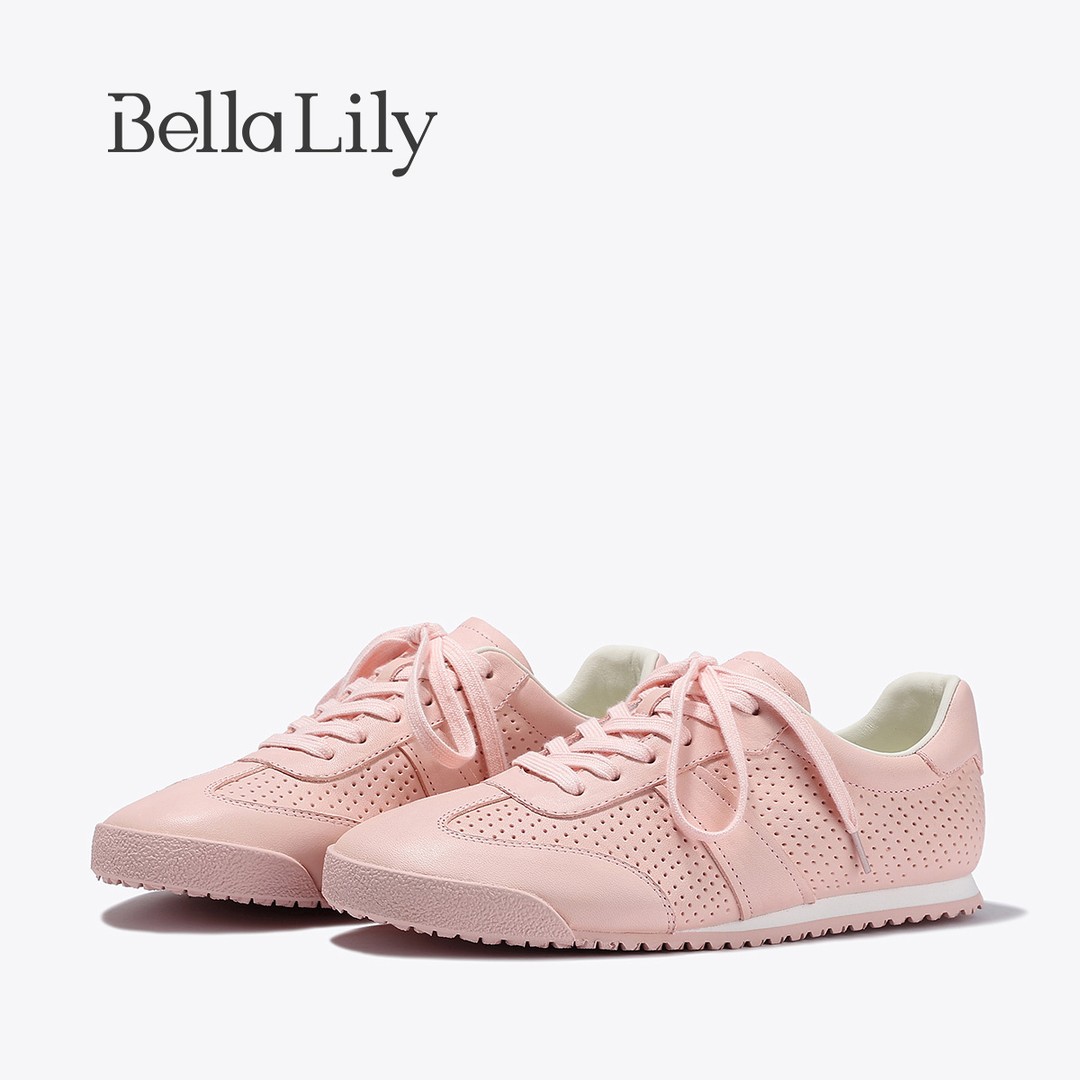 BellaLily夏季新款少女感基础款女鞋百搭休闲鞋舒适平底鞋潮主图