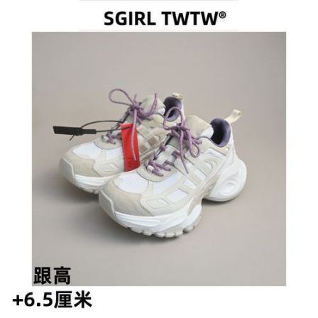SGIRL TWTW网面透气厚底老爹鞋女2026新登山款户外休闲登山运动鞋