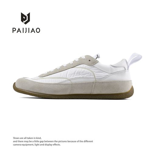 复古极简防滑系带通勤百搭运动休闲鞋德训鞋阿甘鞋板鞋S251216主图