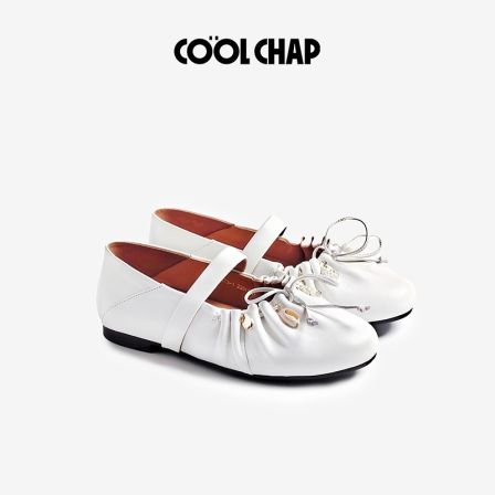 Coolchap潮汐拾光系列舒适芭蕾舞平底鞋浪花单鞋