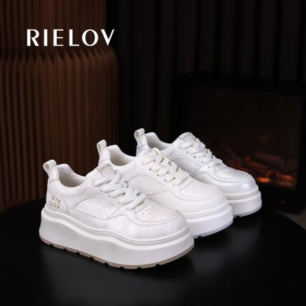 【RIELOV●皎月2.0低帮】增高6cm时尚潮流百搭女士休闲鞋61625