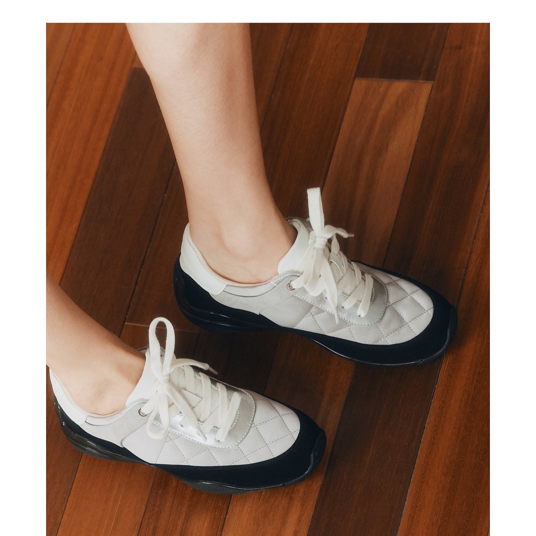 73hours女鞋冷调艺术2026春季新款厚底休闲鞋女复古德训鞋赛车鞋主图