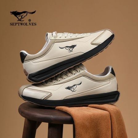 七匹狼2026男士新款阿甘鞋时尚百搭厚底增高休闲鞋缓震健步德训鞋